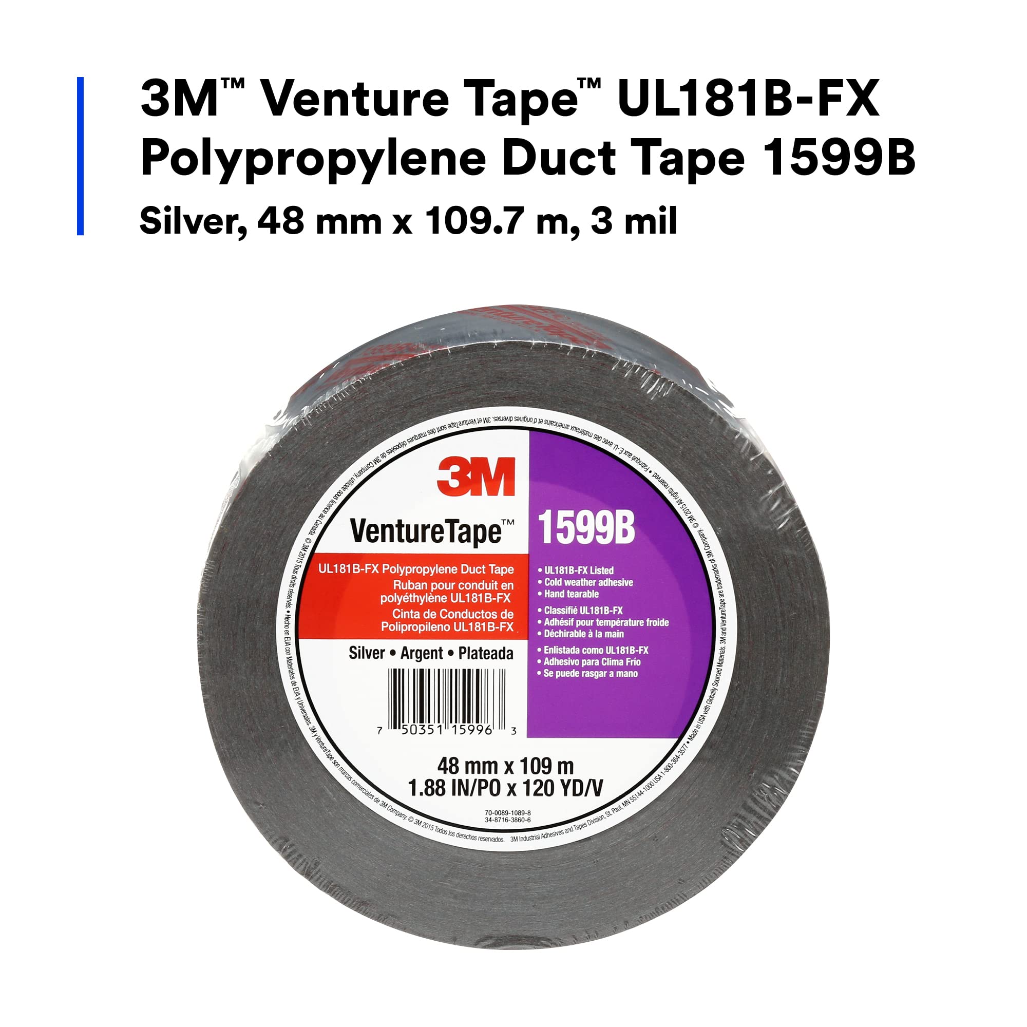 Foil Tape For Ductwork 3M VentureTape Aluminum Foil Tape